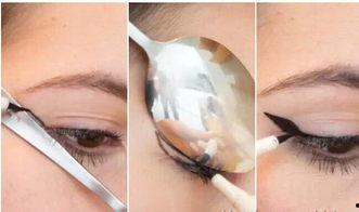 欧美勺子化妆图片女